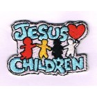 Iron-on Patch - Jesus Loves Children